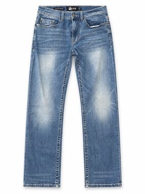Seeded & Sewn Jordan Regular Straight Jeans Men’s 30x32 Blue Denim